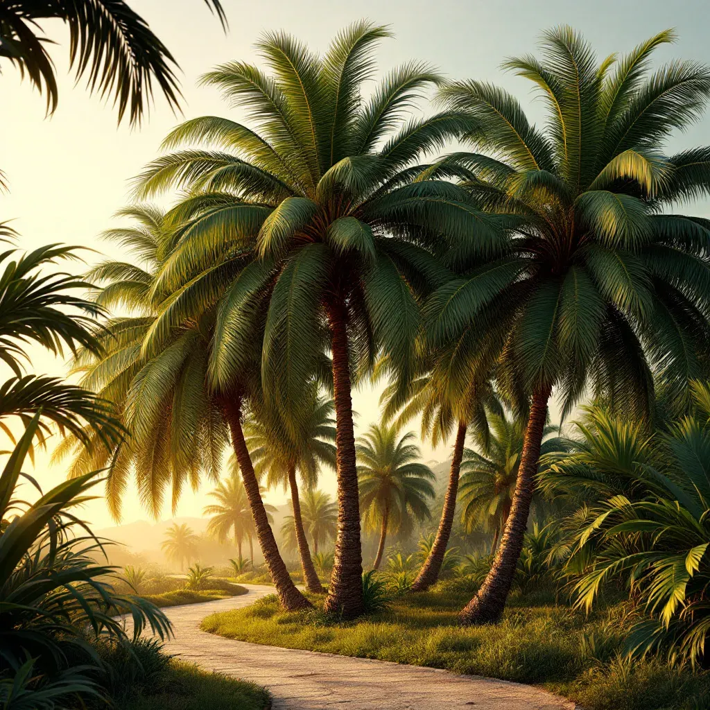 Palm Trees: Restoring Tropical Splendor
