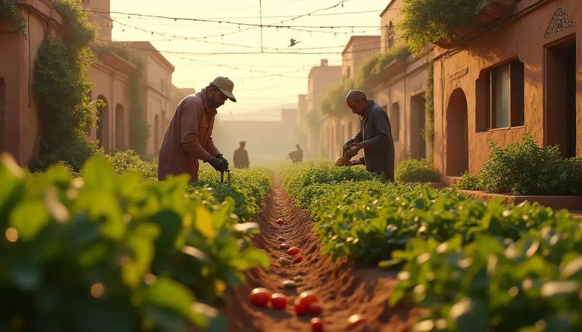 Urban Farming Techniques: Cultivating Food Security in Morocco