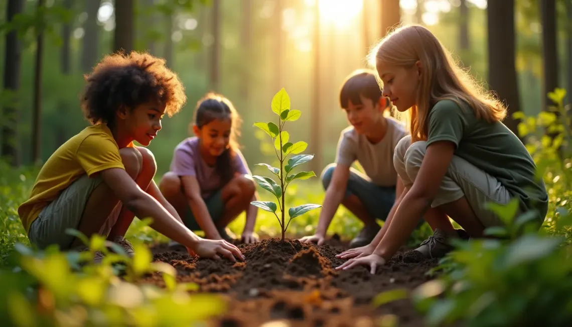 Tree Planting for Tomorrow: Engaging Youth in Environmental Stewardship