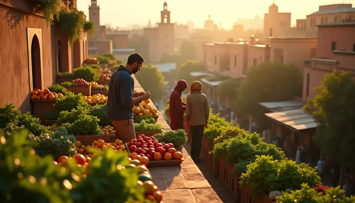 From Rooftops to Table: The Growth of Urban Farming in Moroccan Cities