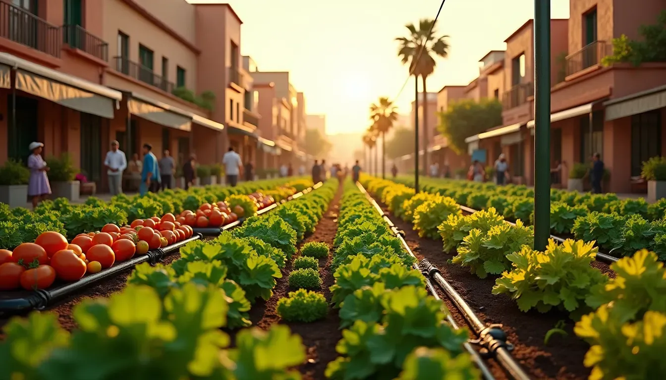 Urban Farming in Morocco: Growing Food and Community in City Spaces