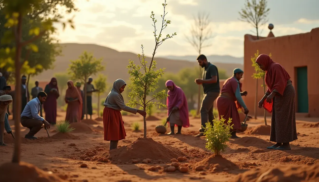 Tree Planting as a Tool for Community Building in Morocco