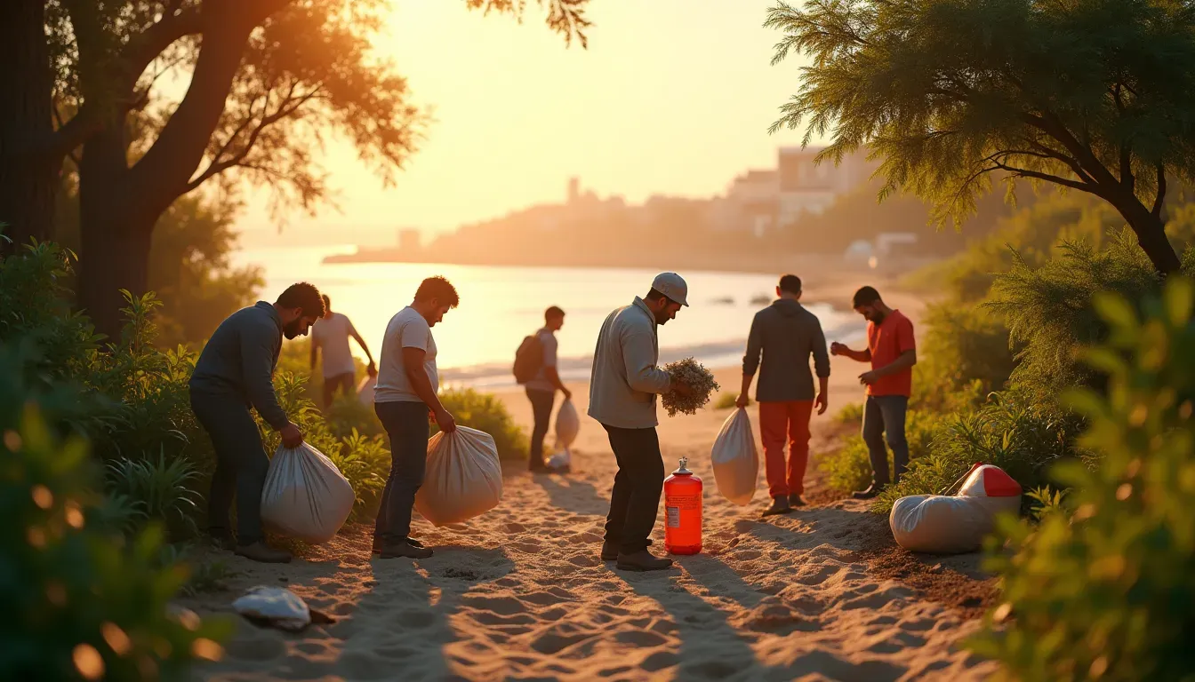 Charity and Ecology: Collaborative Efforts for a Cleaner Morocco