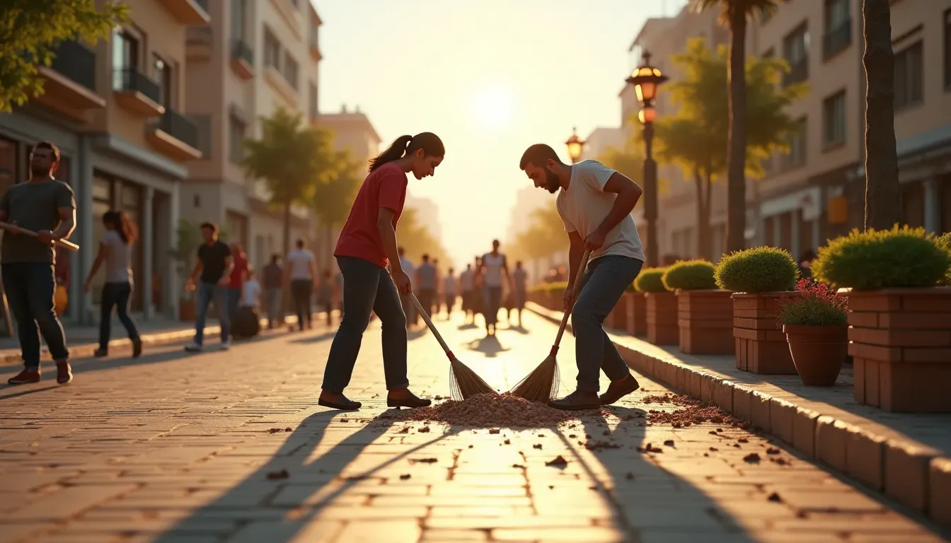 The Role of Community Cleaning Drives in Enhancing Morocco's Urban Spaces