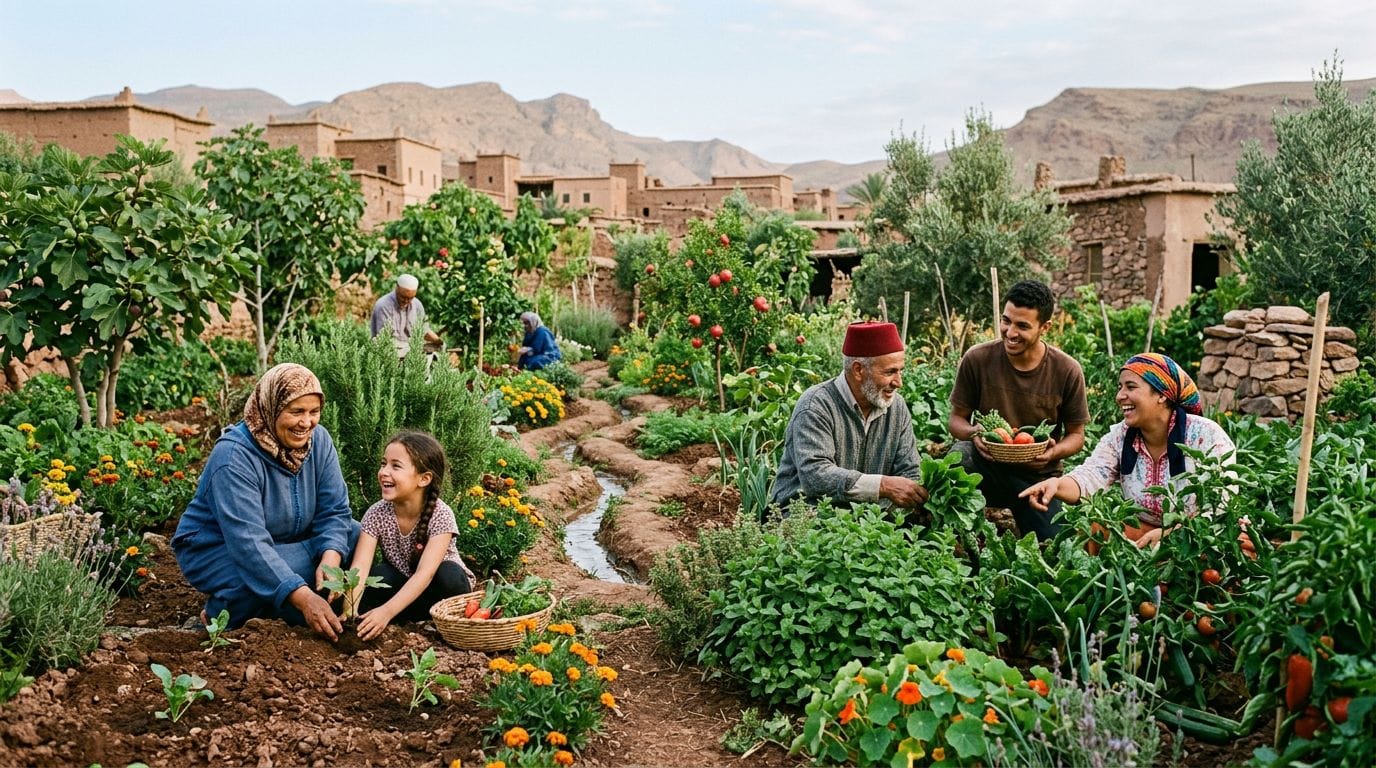 Building Community Through Permaculture Gardens in Morocco