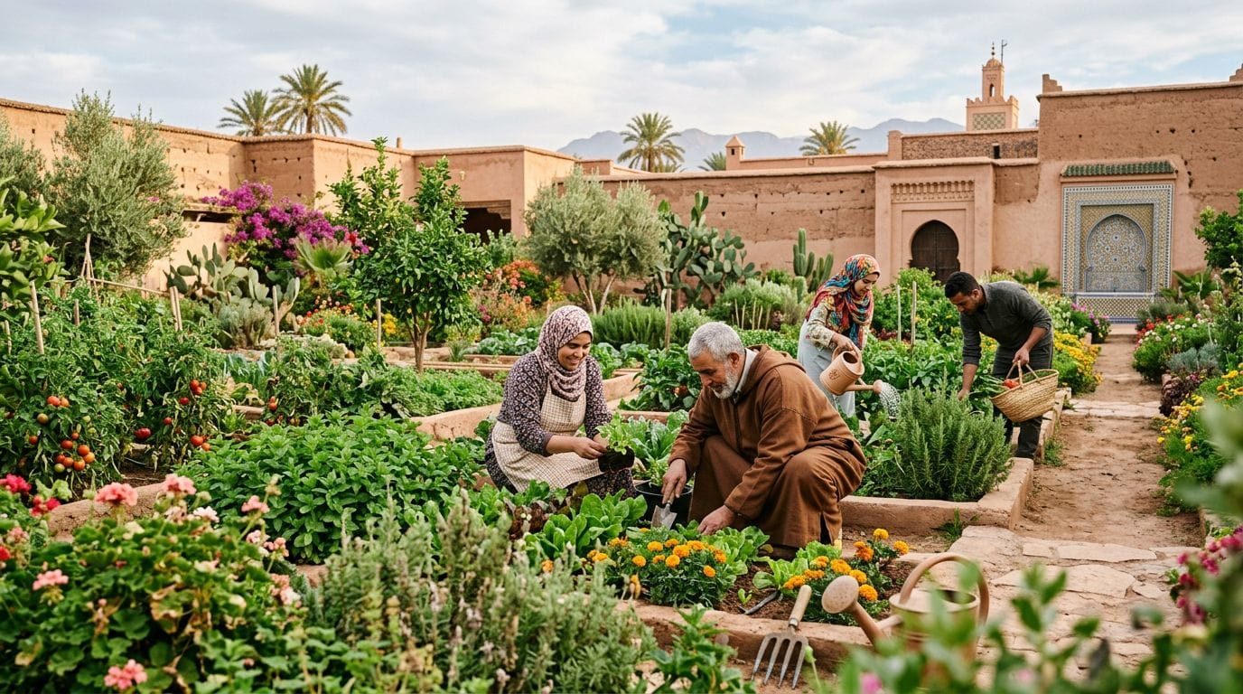 Building Community Through Permaculture Networks in Morocco